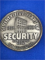 Homestead security Mardi Gras coin