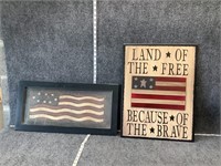 American Flag Wall Decor Bundle