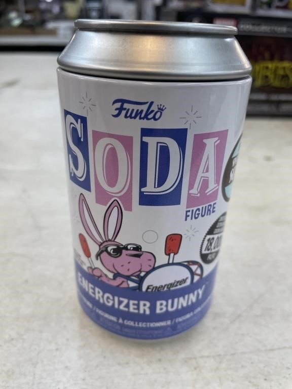 Funko soda collectible can "Energizer Bunny"
