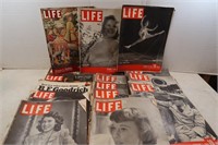 Approx 16 Life Magazines-World War II Era