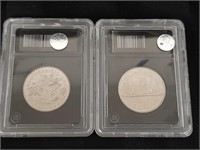 1970 & 1986 Canadian One Dollar Coins
