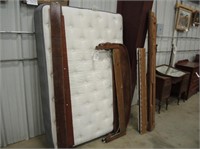 Oak Bedframe and newer pillow top mattress