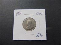 1931 Canadian 5 cent Coin