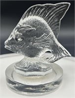 Fenton Crystal Sunfish On The Font From Personal