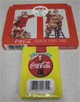 NIP Tin & NIP Deck Of Coca-Cola Playing Cards