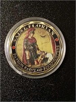 Saint Florian Collectiable Coin