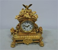 Leroy & Fills  French Ormulo & Porcelain Clock