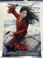 Disney’s Mulan promotional movie poster live