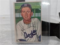 1952 Bowman Baseball Card #224 Jonny Schmitz