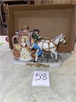 horse drawn carriage home decoration