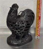 Cast iron 10" chicken votive candle holder