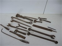 ASST. TOOLS & VINTAGE WRENCHES