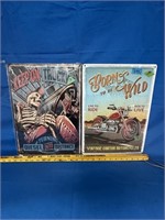 Reproduction Metal Signs-2pc 12x17