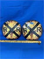 Reproduction Railroad signs-2pc