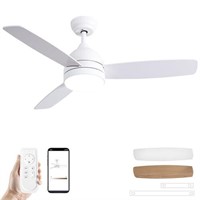 SODSEA Ceiling Fan with Light Remote Control, 48