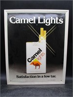 Camel Lights Metal Sign