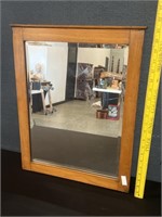 Antique Beveled Glass Mirror