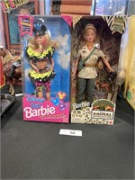 Disney Barbie dolls in original boxes.