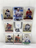 9x High End Autographed Hockey cards