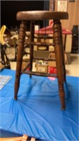 wooden bar stool