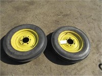 (2) Goodyear 5.50-16" Tires On 6-hole Rims
