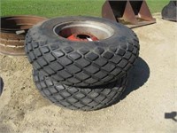 (2) Goodyear 14.9/24" Turf Tires On 8-bolt Rims