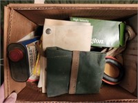 Box Lot of Ammo Vintage Bags and More