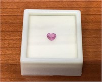 .70ct AVG 5.5x5.5mm Heart Shape Pink Sapphire