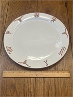 Frankoma Ranch Longhorns Round Platter