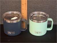 2 Yeti Coffee Mugs With Lids