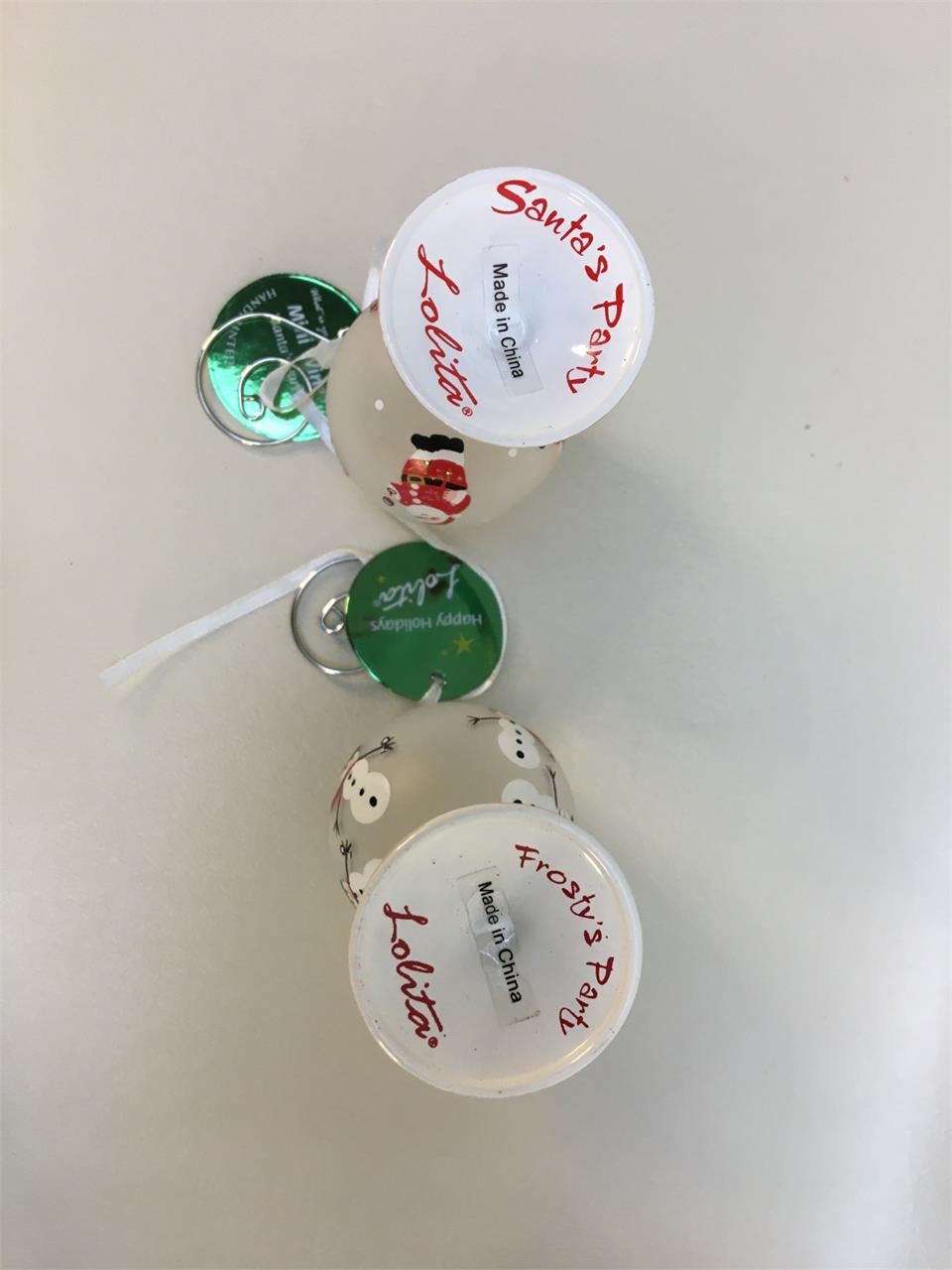 Wine Themed Christmas Ornaments