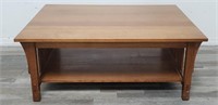 Vintage Stickley mission spindle coffee table