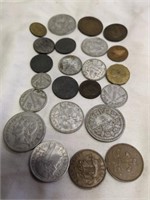 Foreign Coins 1940's & 50's