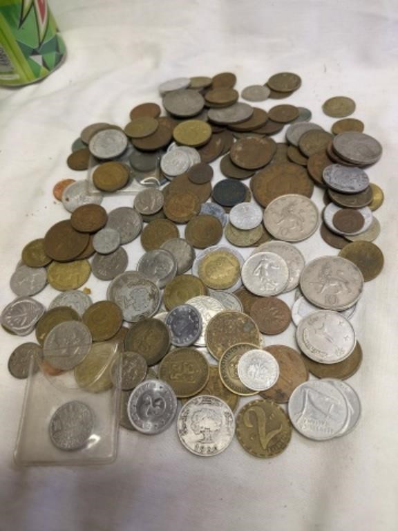 Large Lot of Foreign Coins