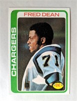 1978 Topps Fred Dean Rookie Card #217