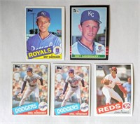 5 1985 Pitcher Rookies Saberhagen Hershiser Franco