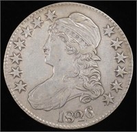 1826 BUST HALF DOLLAR VF/XF