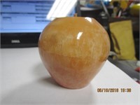 Carved Marble Apple Paperweight