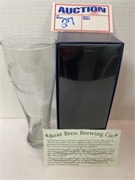 Bears Bros. Brewing Co. Pilsner Glass in box