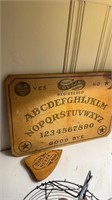 Antique Ouija board, with the original trademark