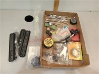Misc tools, fishing harpoon, electrical wire