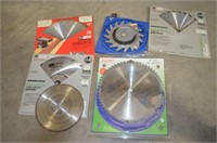 BOX LOT -- ASSORTED SAW BLADES