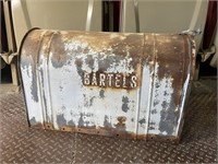 Vintage Large Galvanized Mail Box