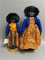 Pair of Original Golly Dolls by Ruth Fraser