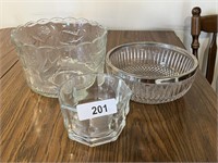 Assorted Glassware Bowls