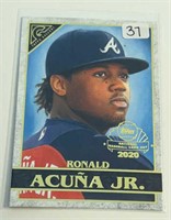 Ronald Acuna Topps Gallery National Card Day