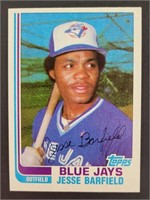 Jesse Barfield 1982 Topps Traded Rookie Card