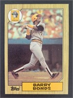 Barry Bonds 1987 Topps Rookie Card