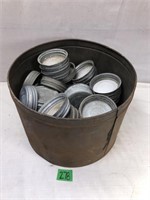 Lot of Antique Zinc Canning Lids