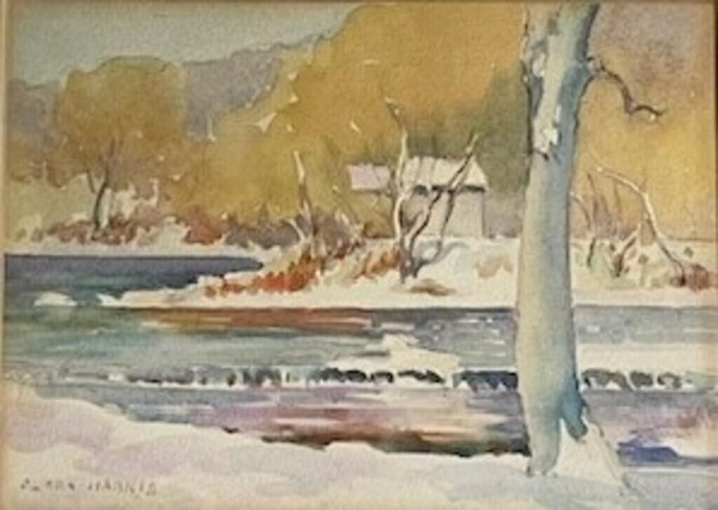 Vintage Clara Harris Watercolour Pint